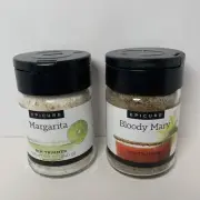 Lot Of 2 Epicure Margarita and Bloody Mary Rim Trimmer- Gluten Free Non GMO