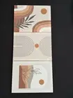 3 Piece Set - Canvas Art w/ Sunset - Botanical Print- Wall Art - Decor