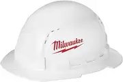 [Milwaukee] BOLT White Type 1 Class C Full Brim Vented Hard Hat