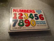Vintage Fox Run Numbers Cookie Cutter Set, Original Box