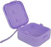 Retainer Box - Portable Silicone Slim Retainer Storage | Braces Box Orthodontic with Draining for Travel, Home