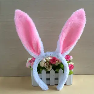 兔女郎髮箍 兔子髮帶 貓耳朵髮箍 ins洗臉 絨毛髮圈 兒童頭飾 兔耳朵 髮箍韓國 髮框 造型 可愛髮飾 NR01