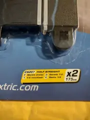 1/32 scale half track straight. ...scalextric