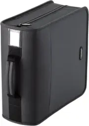 CCD-SS320BK DVD CD Case Wallet with Zippe Holds 320 Cards