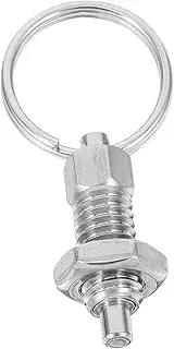 Stainless Steel Pull Ring Spring Latch Assembly for Trailer Ramp Hinges Spring Pin Loc