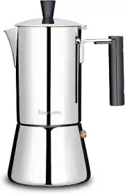 Pedro Stovetop Espresso Maker 4Cup 200Ml Stainless Steel Italian Coffee Machine