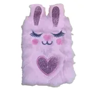 Mini Cartoon Bunny Plush Notebook Pocket Diary