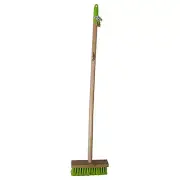 Cyclone KIDS PATCHED LONG HANDLE GARDEN BROOM with Vibrant Green Colour, 97cm