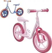 iSporter 10inch Kids Balance Bike for Toddler 2 Year Old, Boys Girls Ages 18-48 Months, Gift Push Bikes, No Pedal Training Bicycle, with Footrest, Puncture-proof Tyres, and Height Adjustable