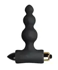 Rocks Off Petite Sensations Bubbles Bullet Vibrating Anal Butt Plug Black