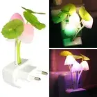 Night Light Floral Lamp 3D Light LED Mushroom Night Lights For US EU Plug