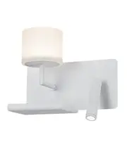 CITY VIGO LED surface mounted Wall / Reading Light with USB- Left Oriented