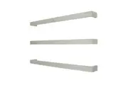 Radiant SBSTR-800 Heated/Non-Heated Single Square Towel Rail - 800mm - Mirror Polished (1 Piece)