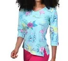 Ana Clare palm beach isle nicole flamingo top multi