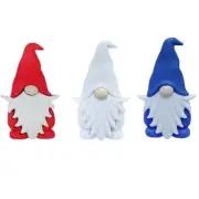 Patriotic Gnomes - Craft Sewing Scrap - Shelly's Buttons - Americana July 4