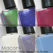 Ms. Sparkle 2016 Fall Haunted Collection Flakies & Holo Holographic Nail Polish