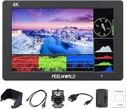 FEELWORLD T7 Plus 7 Inch 3D LUT DSLR Camera Field Monitor with Waveform Histogram Peaking Focus False Colors 4K HDMI Input Output Full HD 1920x1200 Solid Aluminum Housing
