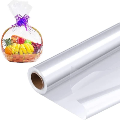 Clear Cellophane Wrap Roll - 110 Feet x 31.5 - Gift Baskets & Flowers