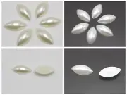Acrylic Horse Eye Half Pearl Bead 4x8mm~7X15mm Flatback Cabochon Scrapbook Craft
