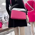 MICHAEL KORS JET SET TRAVEL DOME SHOULDER CROSSBODY BAG DRAGONFRIUT MULTI