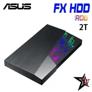ASUS華碩 FX (EHD-A2T) 2TB USB3.1 2.5吋電競硬碟