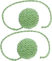 2Pcs Cat Scratching Ball Replacement with Tail Durable Indoor Cat Multi Functional Scratching Post Accessories for Cats Stylish and Safe Design