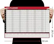 Wall Planner 2023 A3 Size (42.0 x29.7cm) Full Year Calendar Home Office Work Jan to Dec