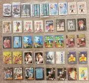 (60) Promotional Prototype Trading Cards Jim Kelly Richard Petty Hoops Mad Elvis