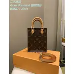 二手精品 路易威登 LV PETIT SAC PLAT手機包 風琴包 肩背包 手提包 斜挎包 M69442 M81295