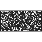 Matrix 1160 x 580mm Charcoal Hinterland Wall Art