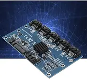 1 to 5 Hard Drives Multiplier Converter Adapter for Fast Data Transfer and Energy Saving Mode, 6GBPS Interface Converter for Office Use