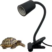BUNIQ UVA UVB Reptile Light | Basking Spot Heat Lamp with Clip, 360° Rotatable Hose, UVA UVB Heat for Reptiles
