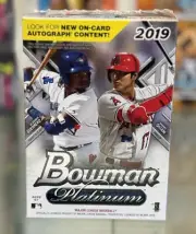 2019 Bowman Platinum Baseball Blaster Box (Vladdy & Tatis) - Factory Sealed