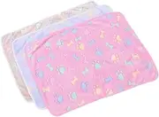 FIXOSHEE 3pcs Flannel Pet Blanket Warm and Cozy Dog Cat Throws for Sofa Use Lightweight and Soft for Autumn Winter