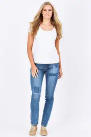 Sienna High Rise Girlfriend Jeans--LOL-SIEN-S17