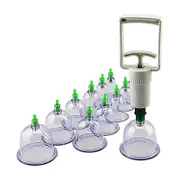 Cupping Set Professional Chinese Acupoint Cupping Massage Set 12 Cups---Product Code 26887