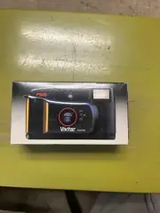Vivitar PS:10 Focus Free Built-in Flash Point & Shoot 35mm GREAT SHAPE in Box