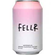 Fellr Watermelon Brewed Alcoholic Seltzer Can 330mL