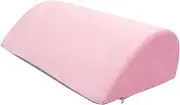 LALAFINA Desk Footrest Pillow Memory Foam Foot Rest Home Office Footrests Gaming Foot Rest Pad Office Accessory Pink