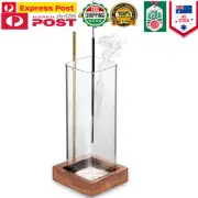 Insense Holder, Modern Incense Burner With Removable Glass Ashes Catcher, Anti-⇟