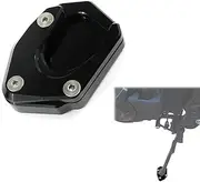 Xitomer Motorcycle Side Stand Enlarger, For HONDA CBR500R/ CB500F/ CB500X/ CB125R/ CB300R/ CB650R/ CBR650R/ CB400X, Kickstand Shoes, Extension Enlarger plate (Black)