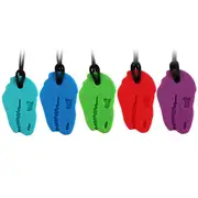 Sensory Chew Necklace - 5 pcs Silicone Dinosaur Chew Toys for Kids, Adults - Food Grade