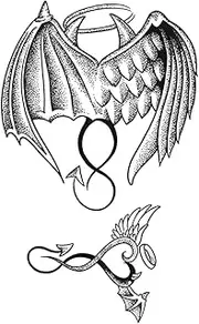 Cool Tattoos,Devil Wings,Wings Tattoos,Real Tattoo Look,Resilience,Water-Resistant,Lasts 1-2 Weeks,18 x 11 cm