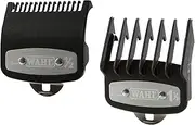 Wahl Professional Versatile Premium Cutting Guide Comb with Metal Clip #1/2 & #1 1/2 Combo Set #3354-1100-1000 for All Clippers/Trimmer