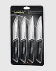 Scanpan 18838 Jumbo Steak Knife 4pc Set Black