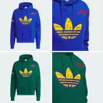 ADIDAS ORIGINALS愛迪達三葉草  男款 長袖連帽上衣 全新未拆正貨 藍色 綠色 IL2355 IL2354