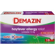 Demazin Hayfever Allergy Relief Tablets 10 pack