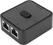 Mini Ethernet Switch, 2 Port Gigabit Network Switch, 2 in 1 Out PoE Extended Network Adapter, RJ45 Network Splitter Adapter for Cat 6, Plug & Play Ethernet Splitter