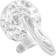 ULTECHNOVO 1Set Crystal Ball Ornament for Tabletop Fountain Feng Shui Crystal Sphere Decoration Office Decor Ice Crack Ball with Stand
