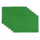 Green Sage Placemats (Set Of 6) - Design Imports: Cotton Rectangular Table